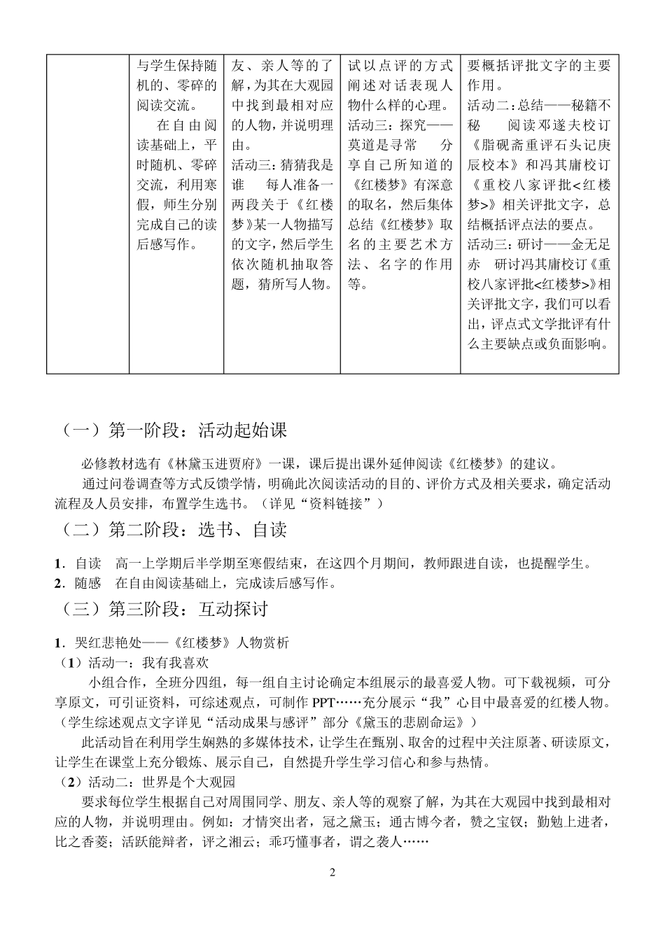 红楼梦整本书阅读_第2页