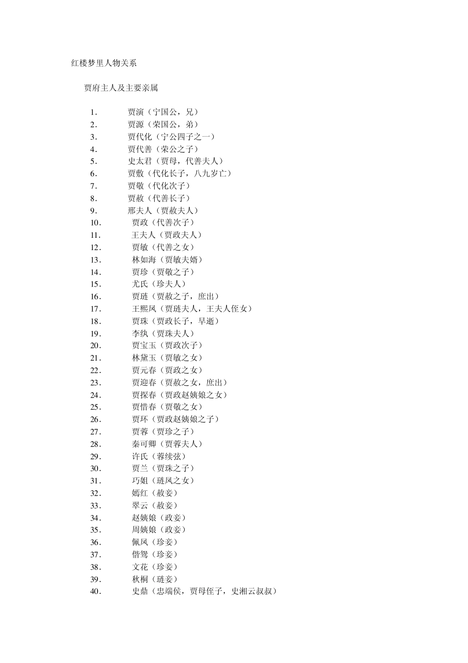 红楼梦里人物关系_第1页