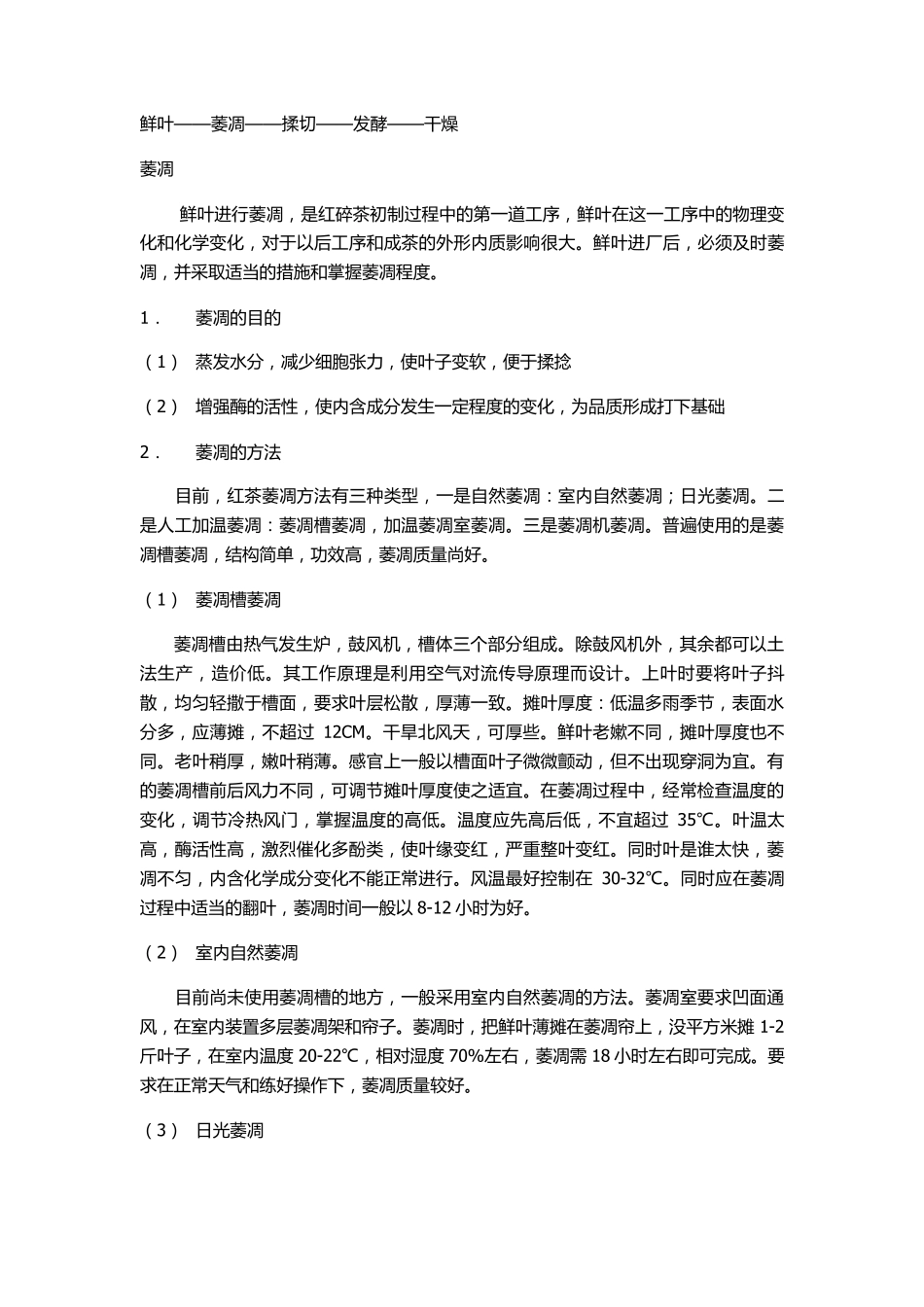 红茶初制加工工艺_第2页