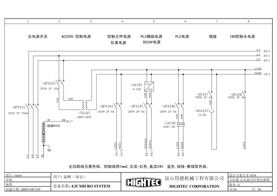 纯水设备电气控制图_第3页