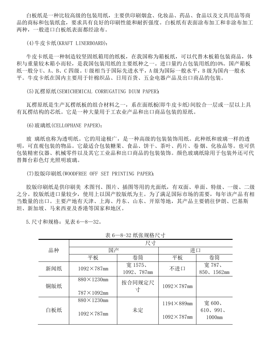 纸张的介绍和质量标准_第2页