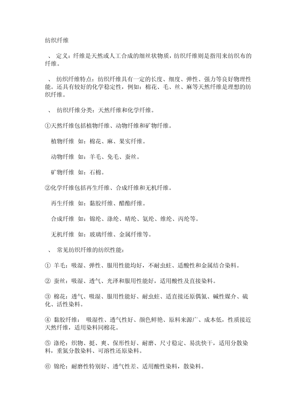 纺织面料知识_第1页