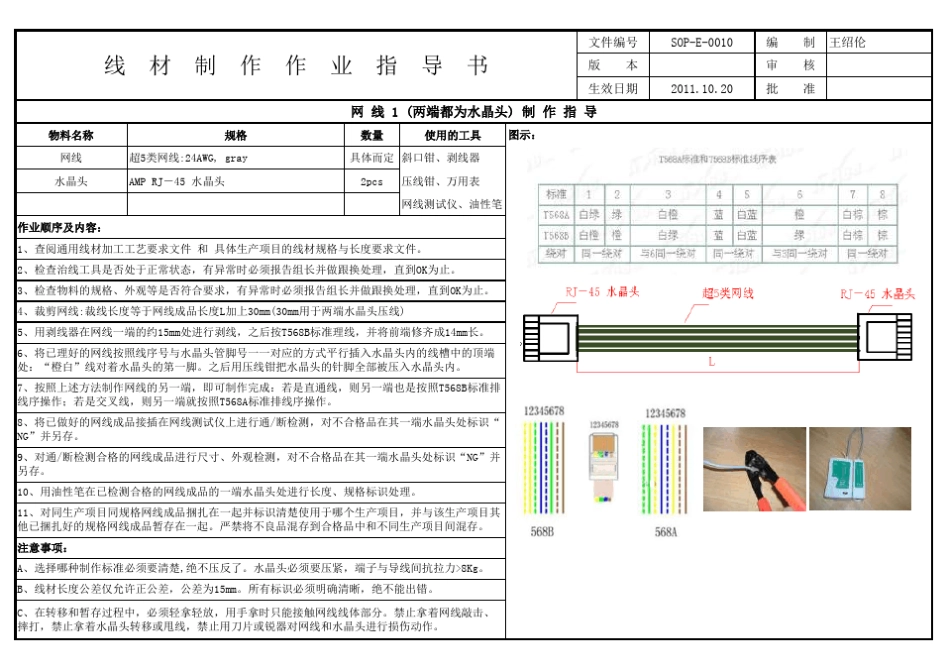 线材制作作业指导书SOPE0010_第2页