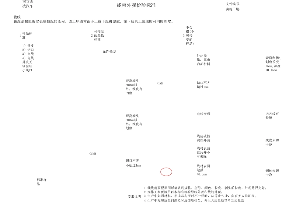 线束外观检验标准_第1页