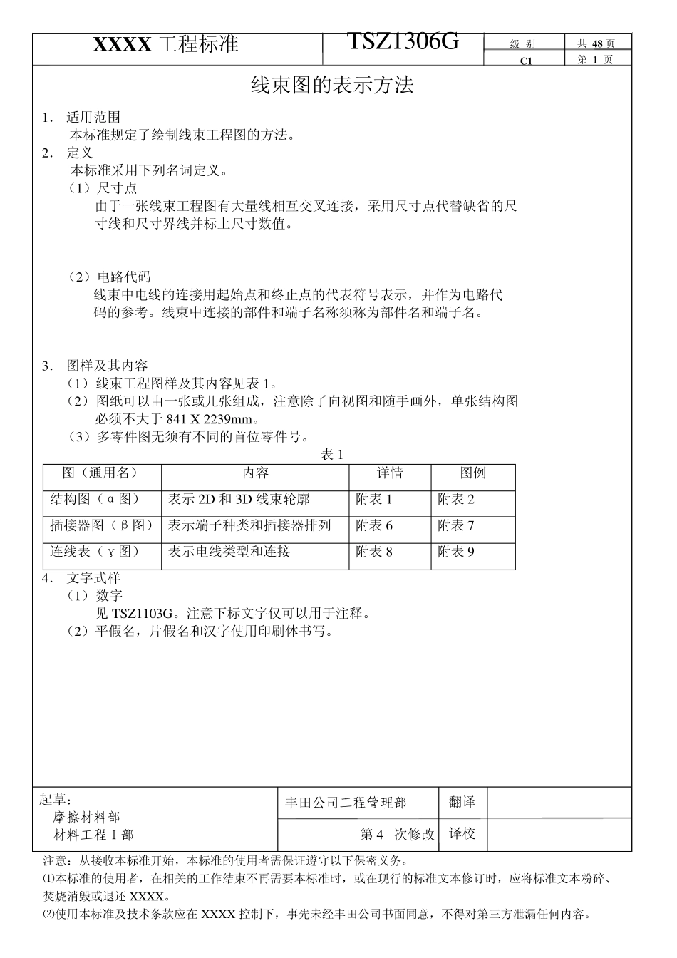 线束工程图的方法_第1页