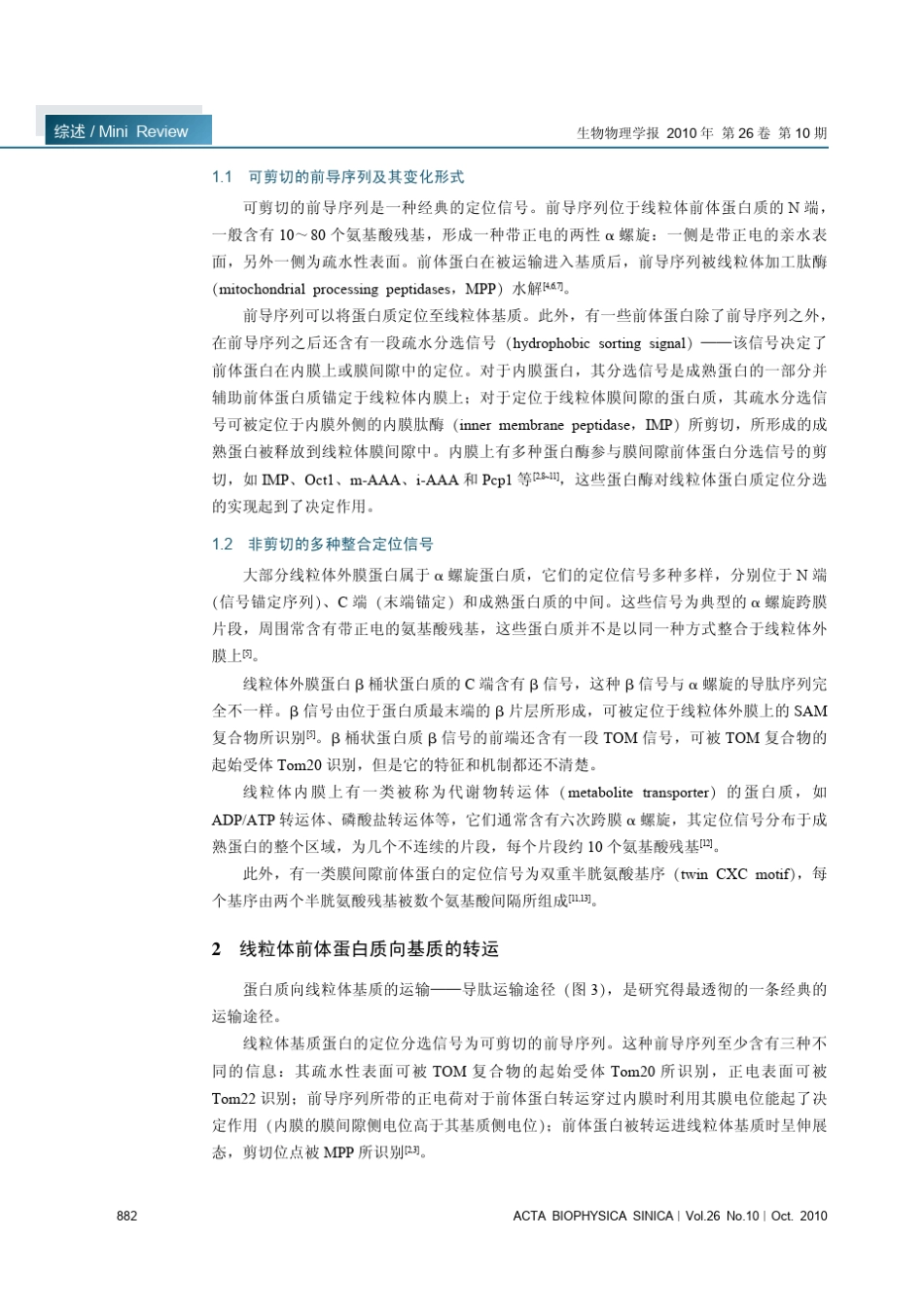 线粒体蛋白质的转运_第3页