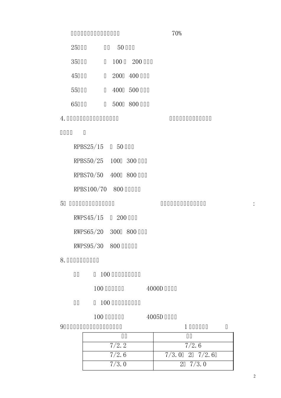 线路相关材料的配套规格及计算方法_第2页