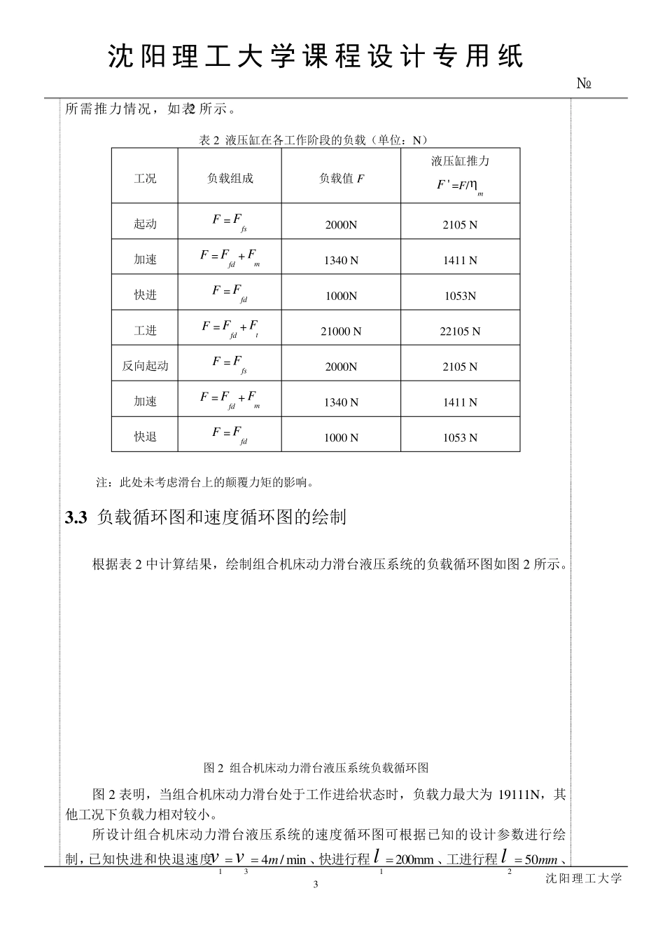 组合机床动力滑台液压系统设计_第3页