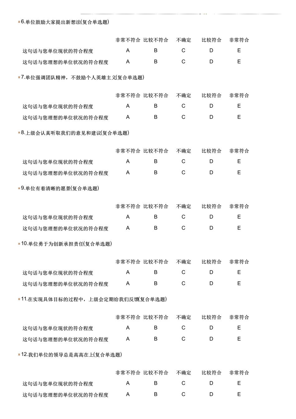 组织氛围调查_第2页