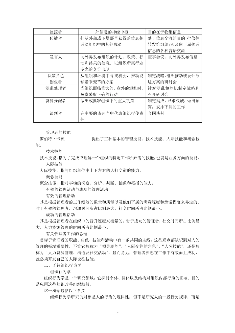 组织行为学复习笔记_第2页