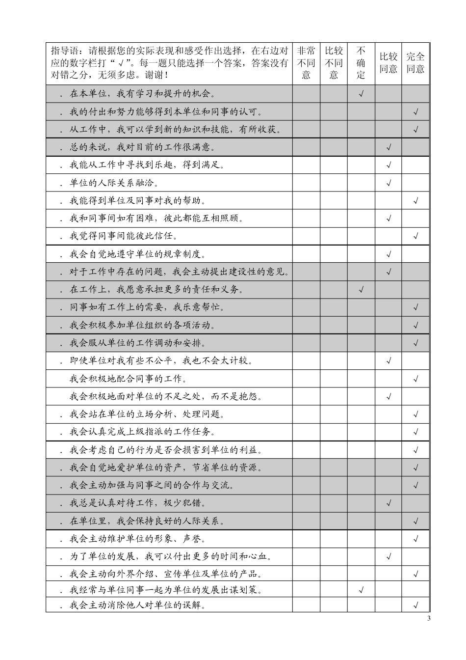 组织认同调查问卷_第3页