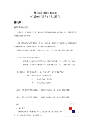 织带绘图方法