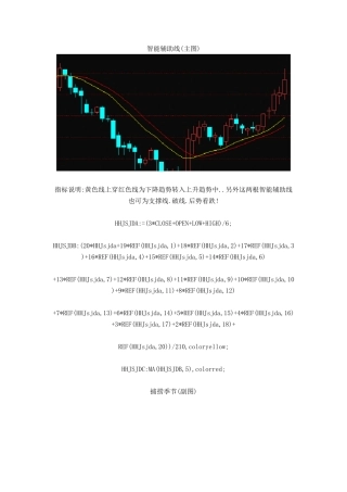 经传软件指标公式代码