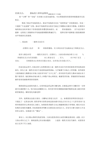 经典买点：MACD指标的八种形态图形