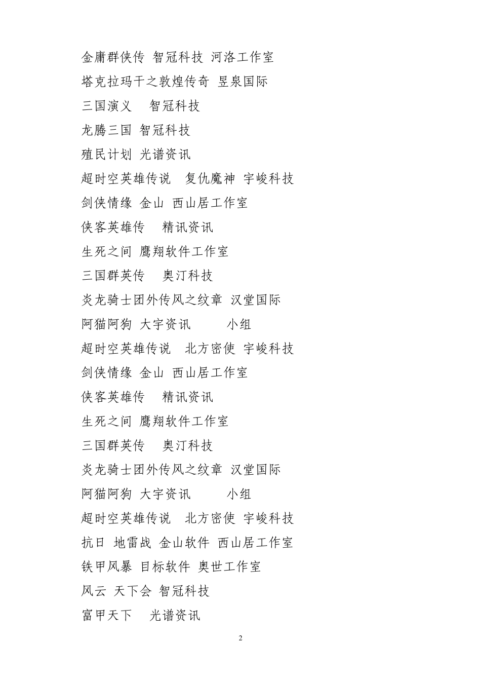 经典单机游戏_第2页