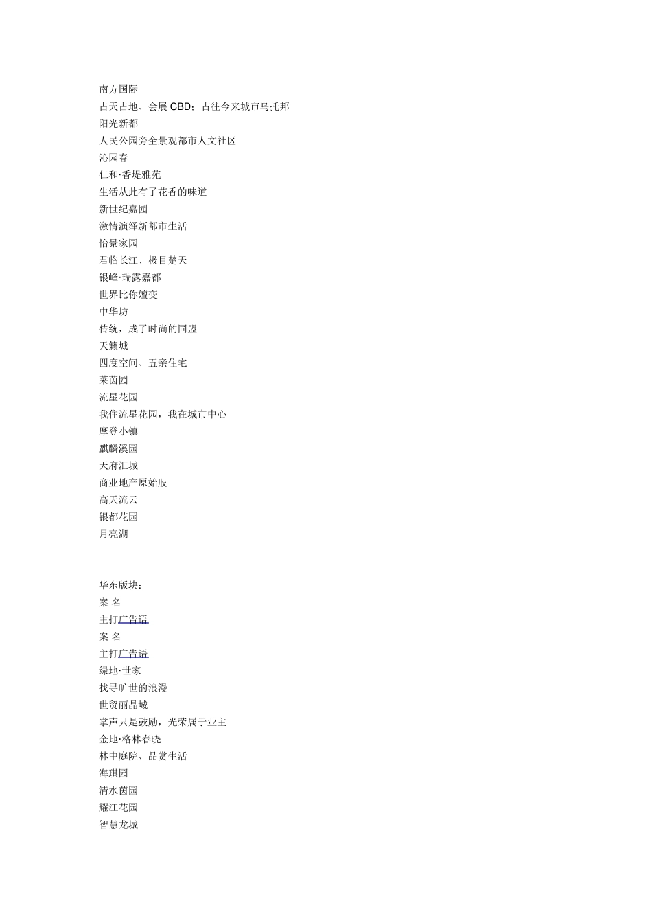 经典楼盘案名_第3页