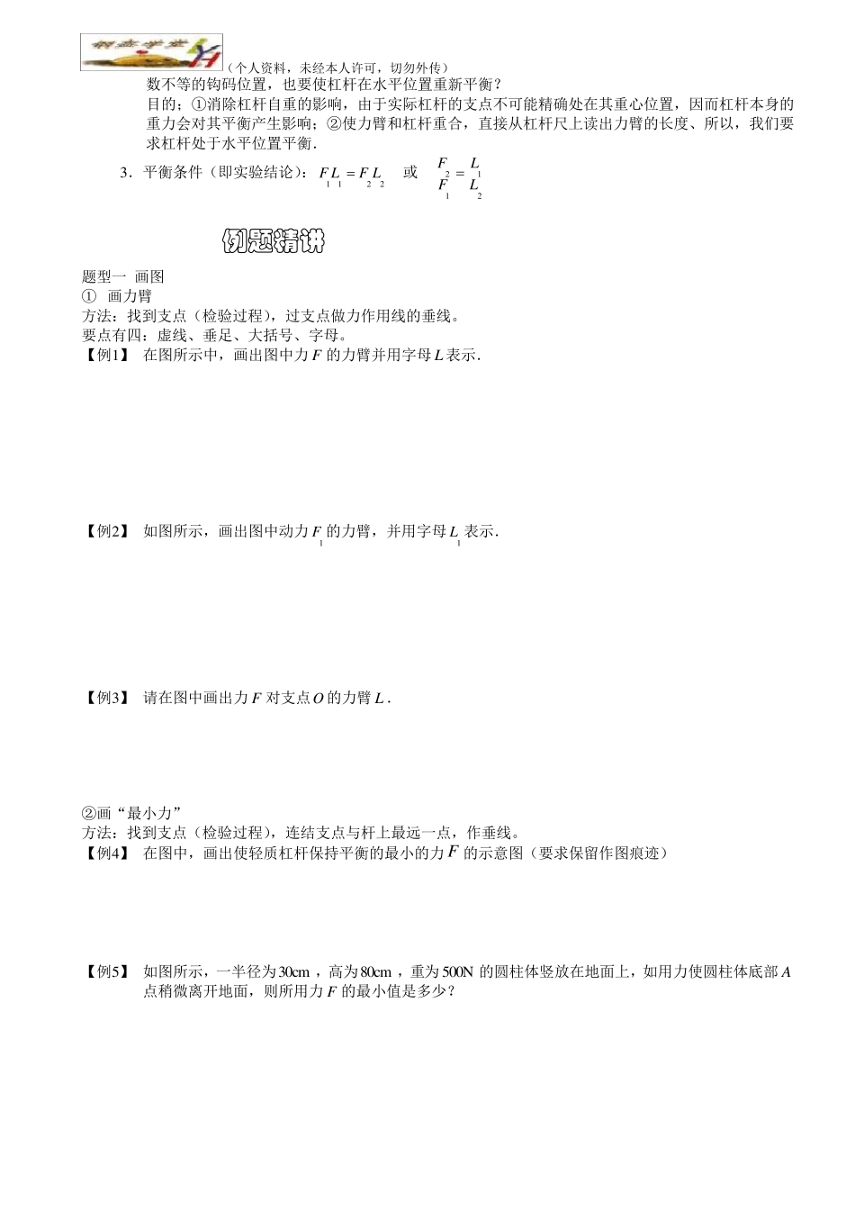 经典辅导《杠杆》详细分类试题_第2页