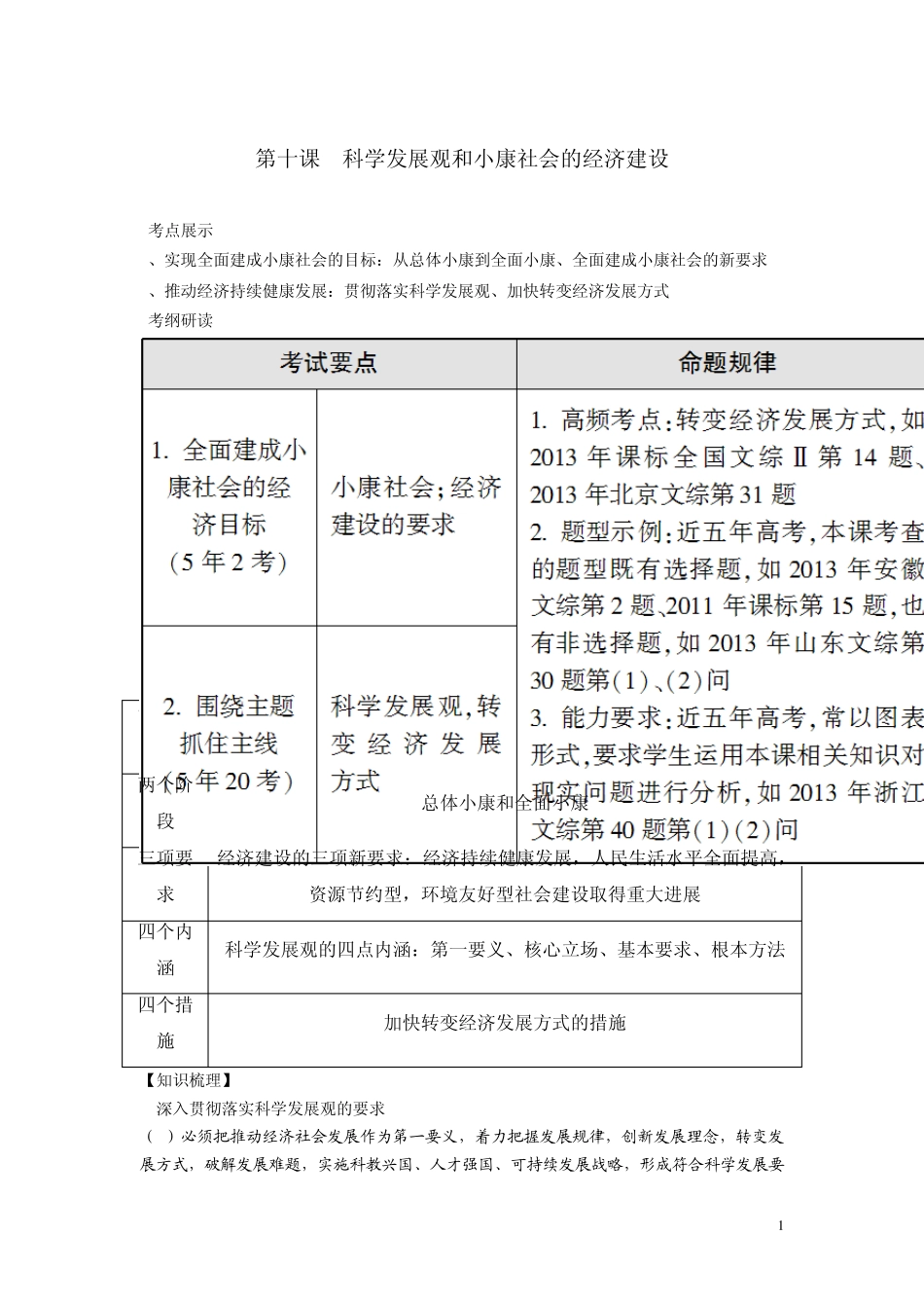 经济生活第十课教学案_第1页