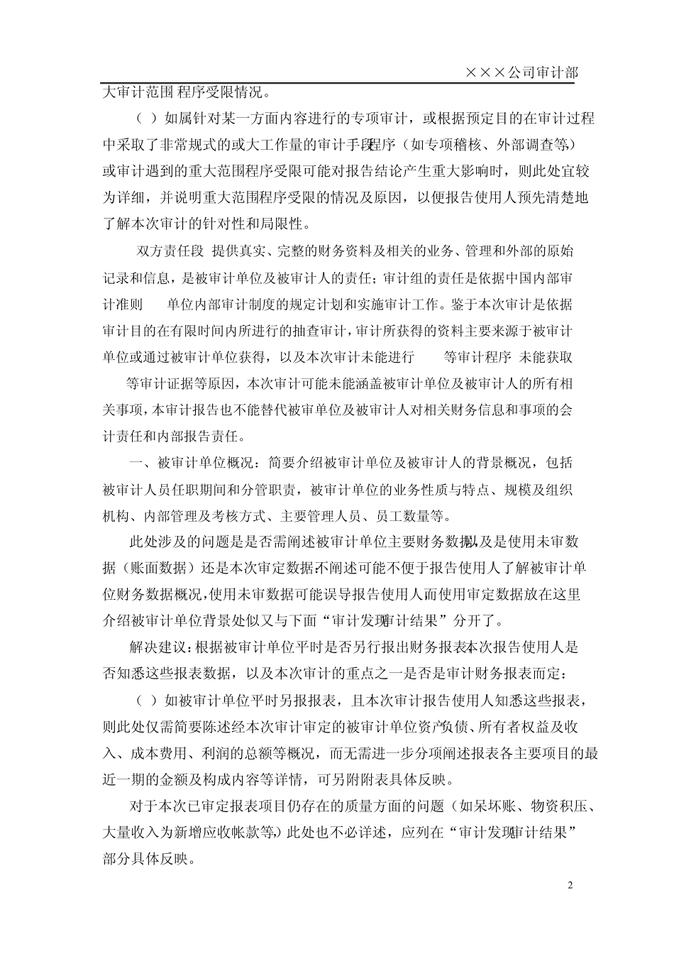 经济责任审计报告模版_第2页