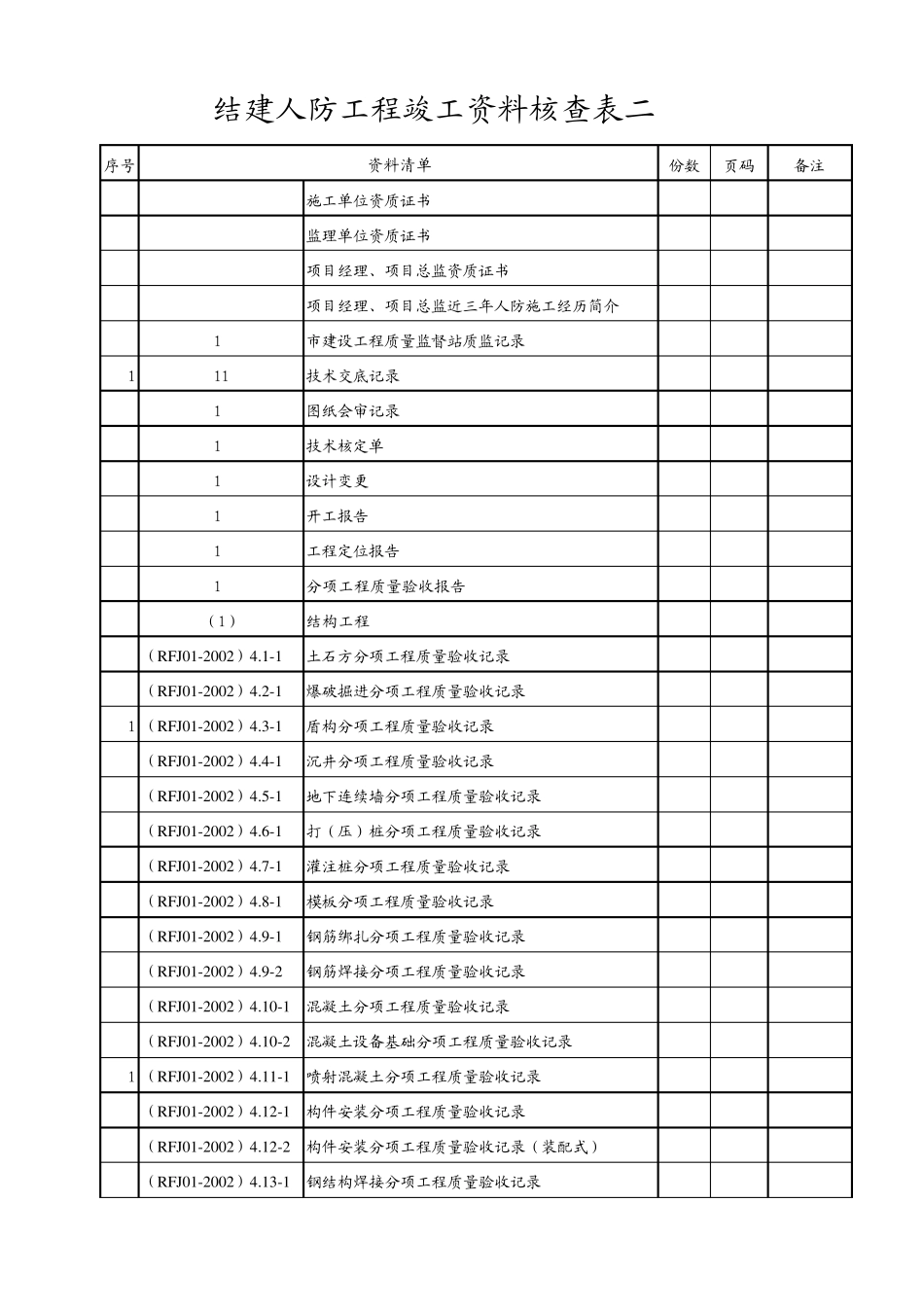 结建工程竣工资料核查_第2页