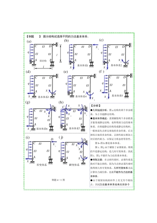 结构力学典型例题分析力法