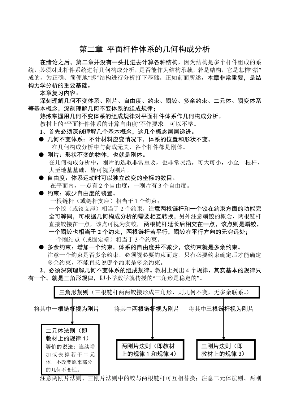 结构力学复习要点知识大纲_第3页
