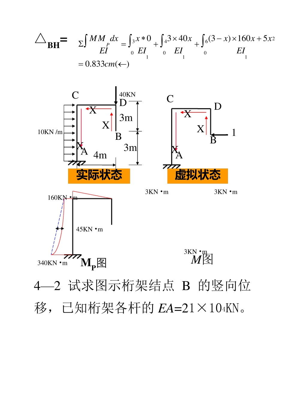 结构力学第四章习题及答案_第3页