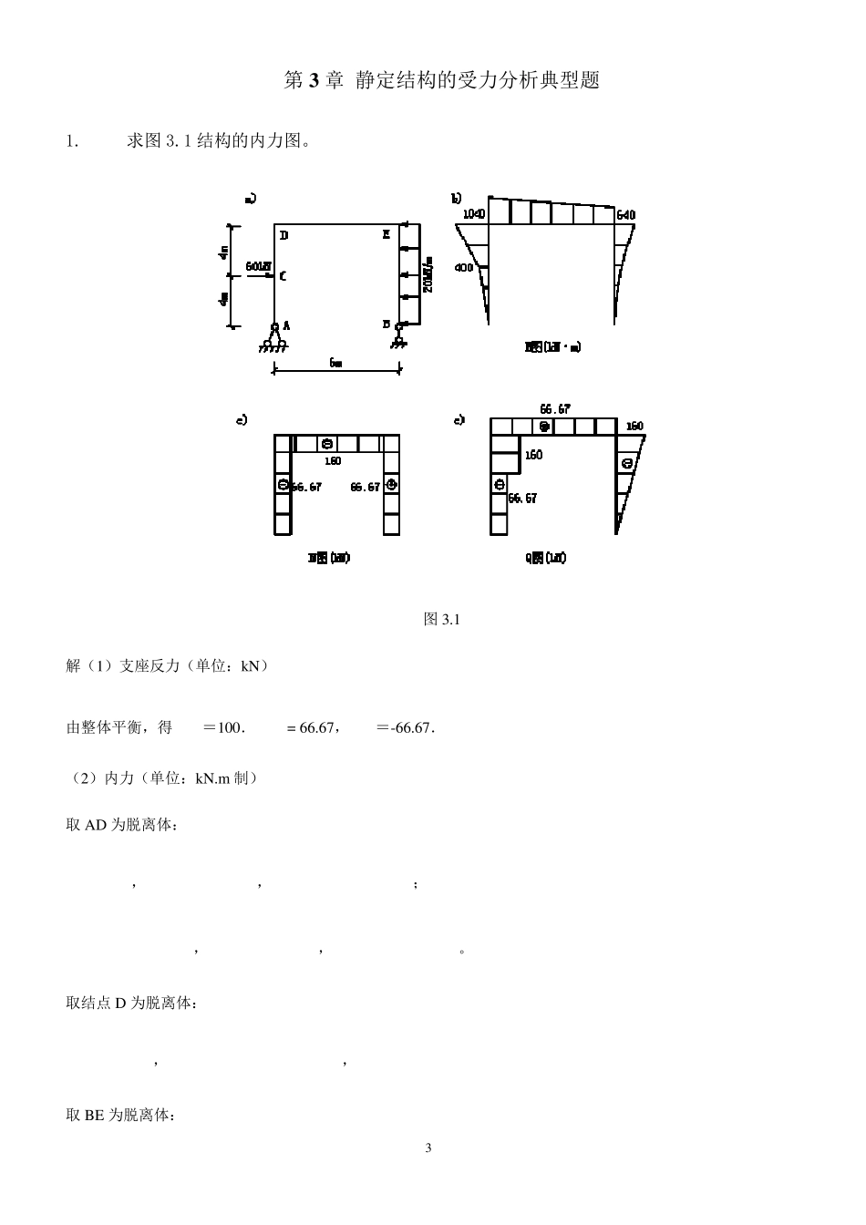 结构力学经典计算题_第3页