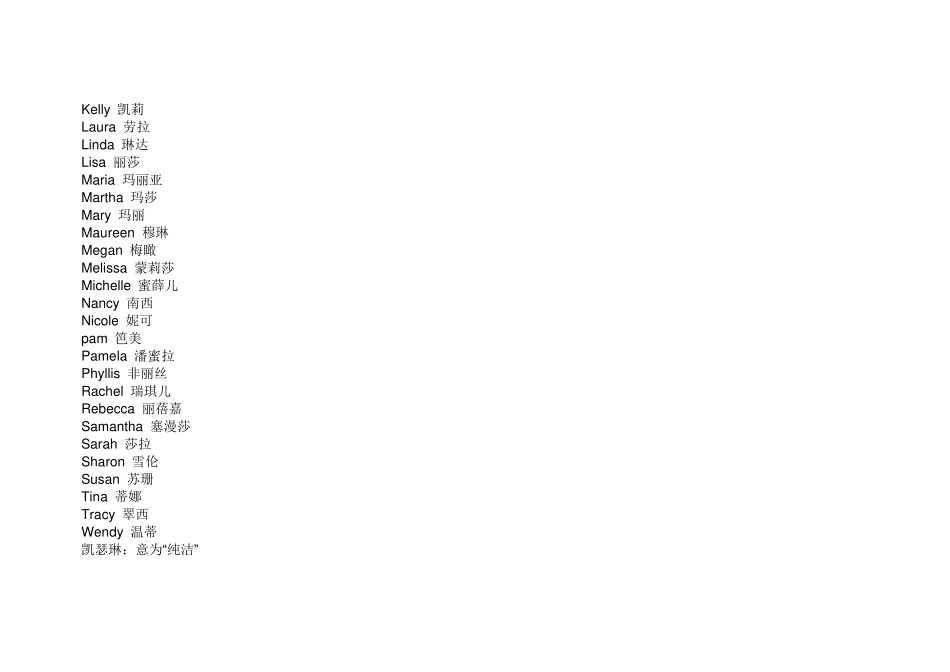 给女孩取好听的英文名字_第2页