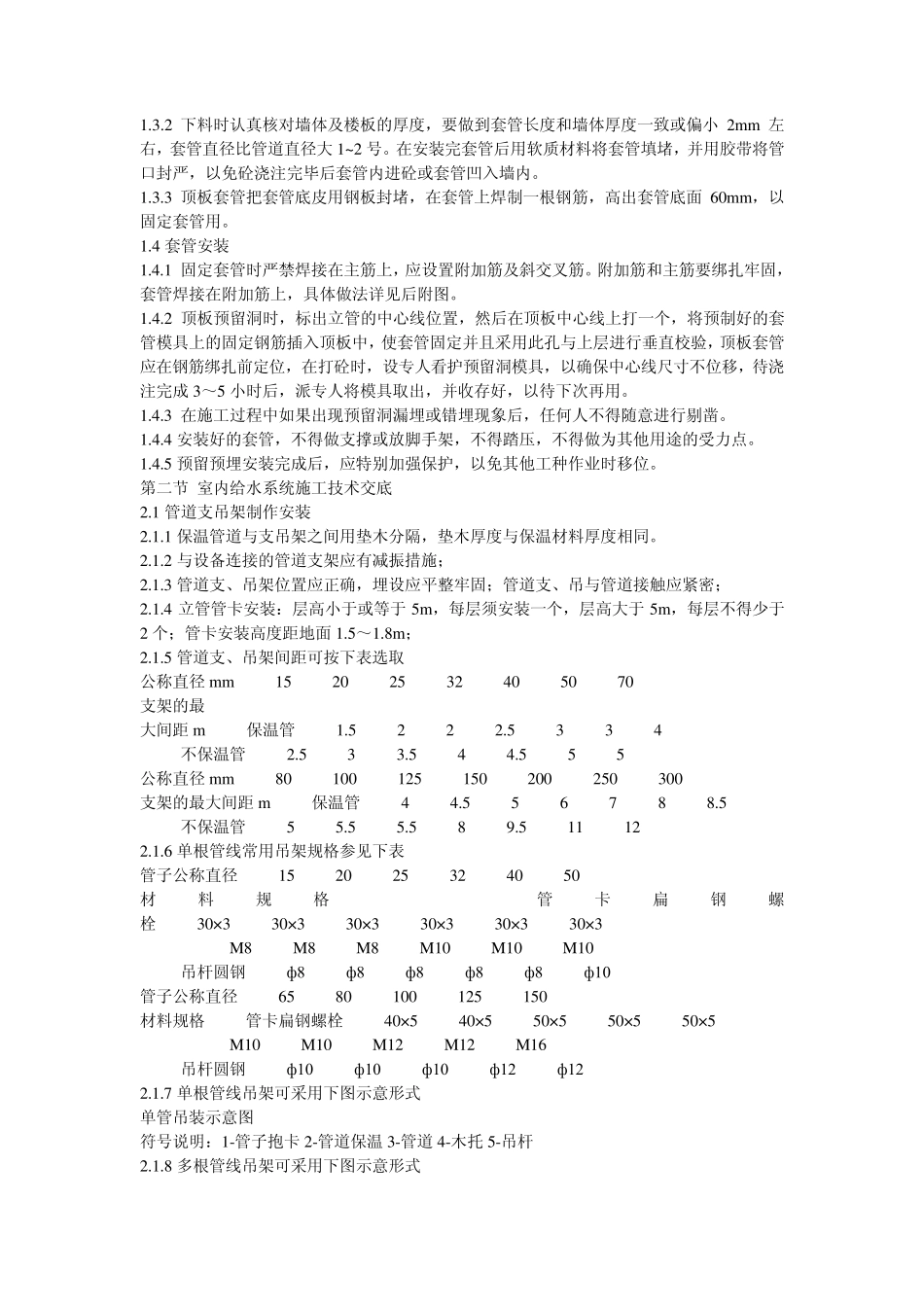 给排水工程技术交底_第2页