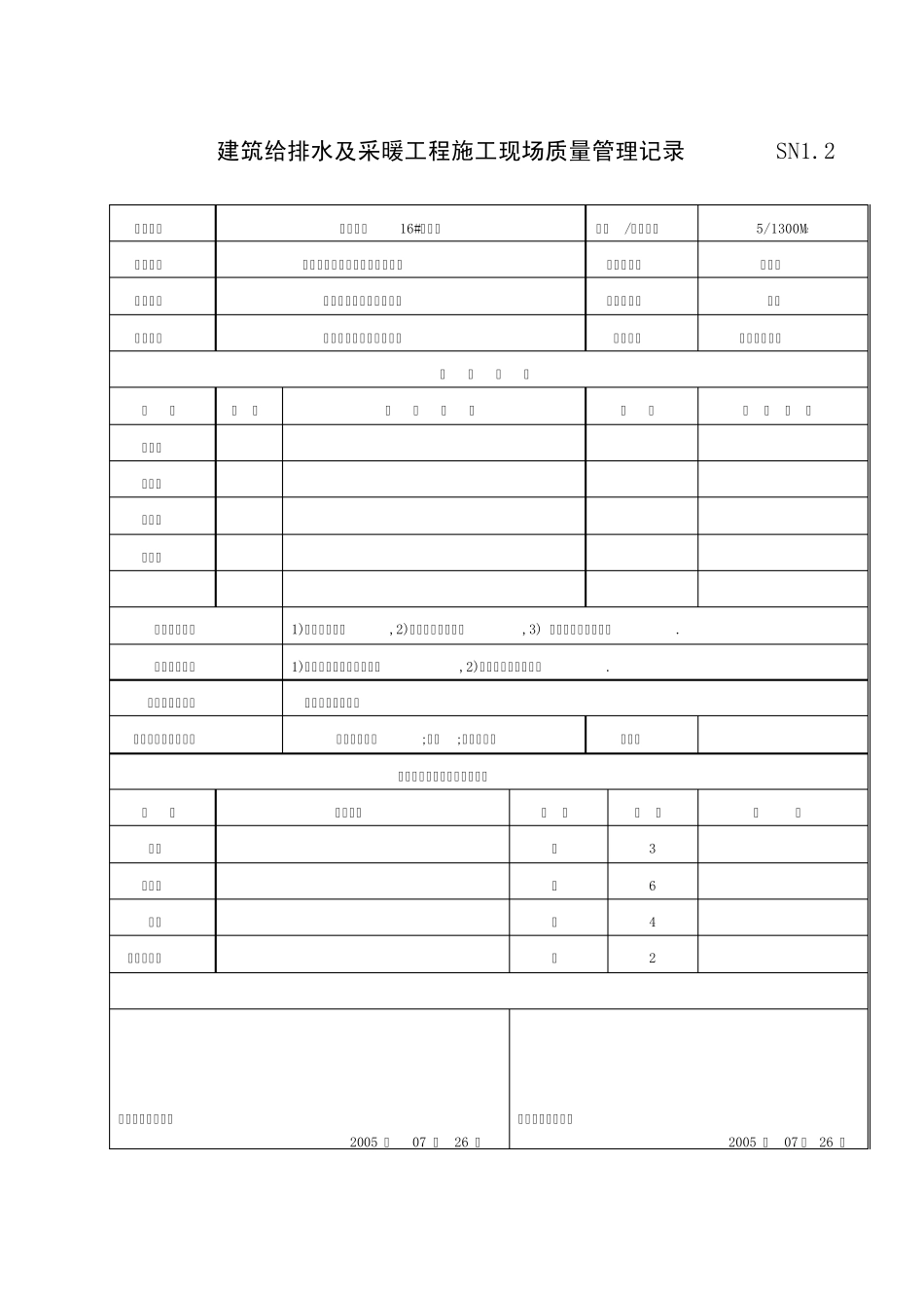 给排水工程质量验收资料_第2页