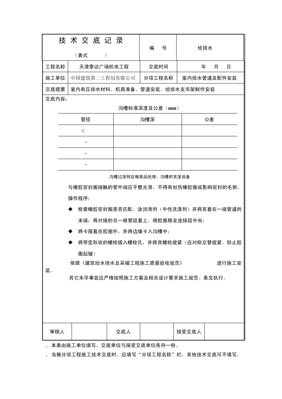 给排水支吊架、压力排水技术交底_第3页