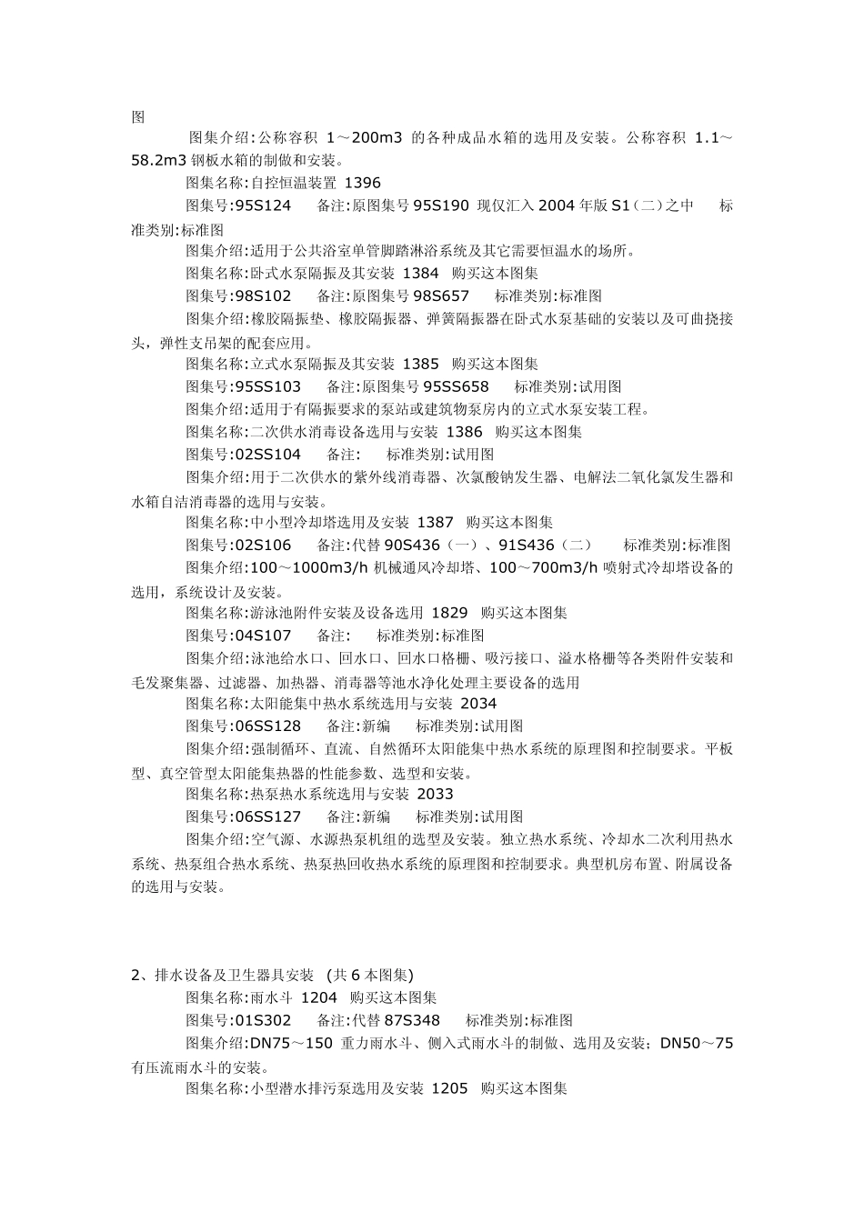 给排水现行图集目录_第2页