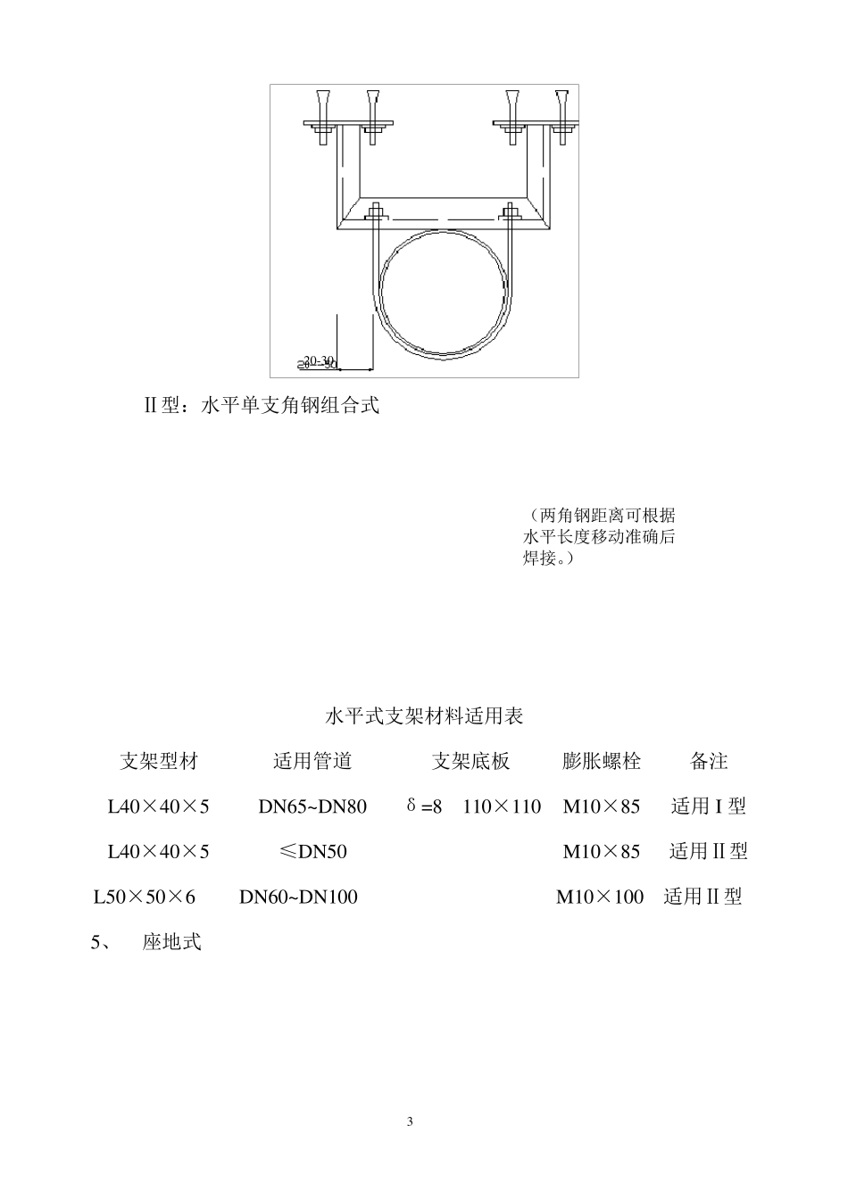 给排水管道支架制作安装标准_第3页