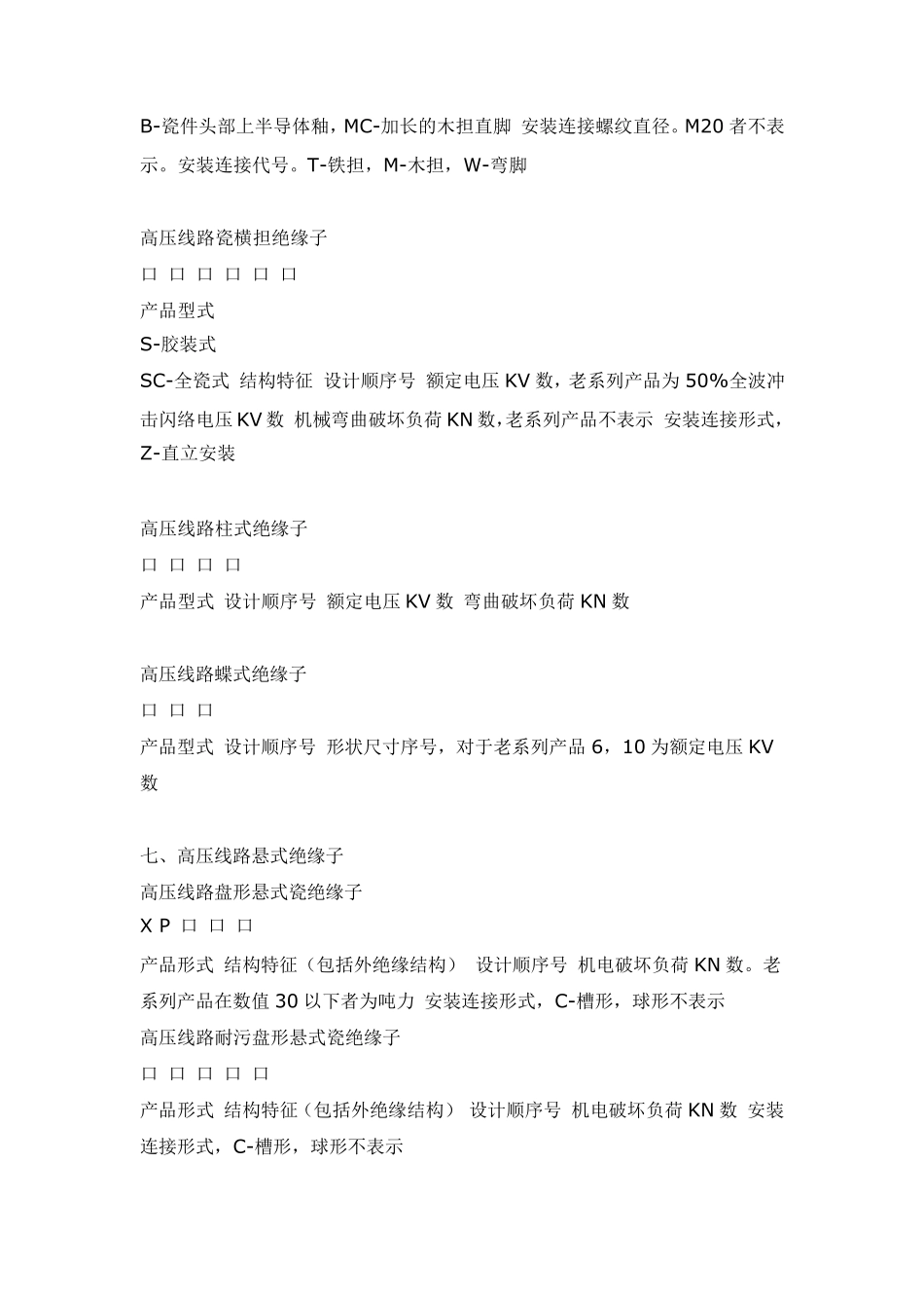 绝缘子型号命名规则_第3页