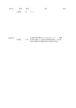 继电保护高级技师计算题理论