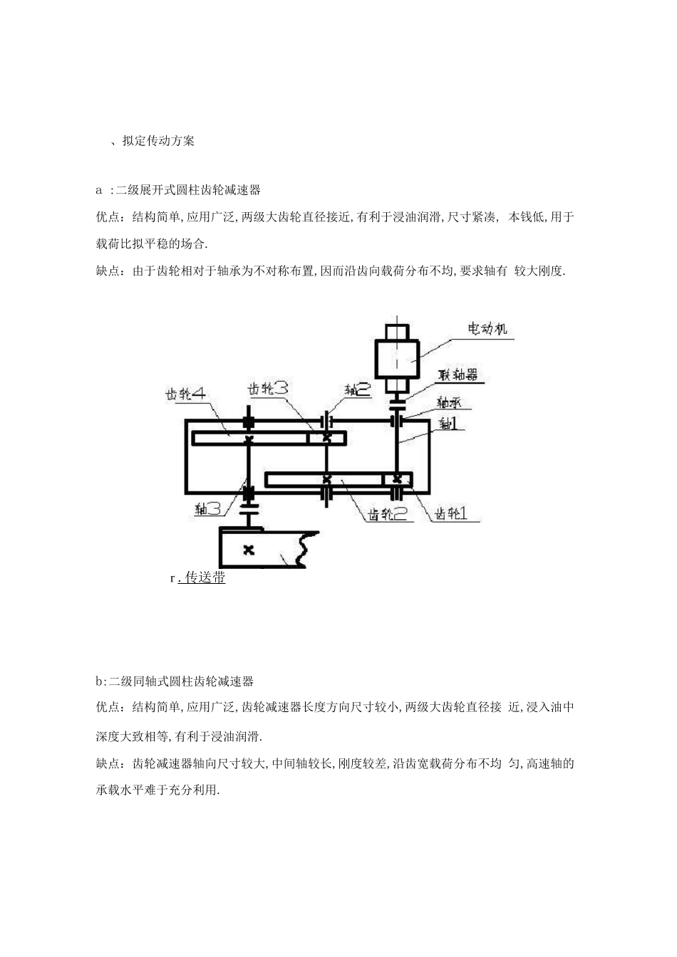 带式输送机传动装置设计方案_第2页