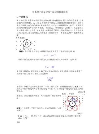 带电粒子在磁场中运动的轨迹欣赏