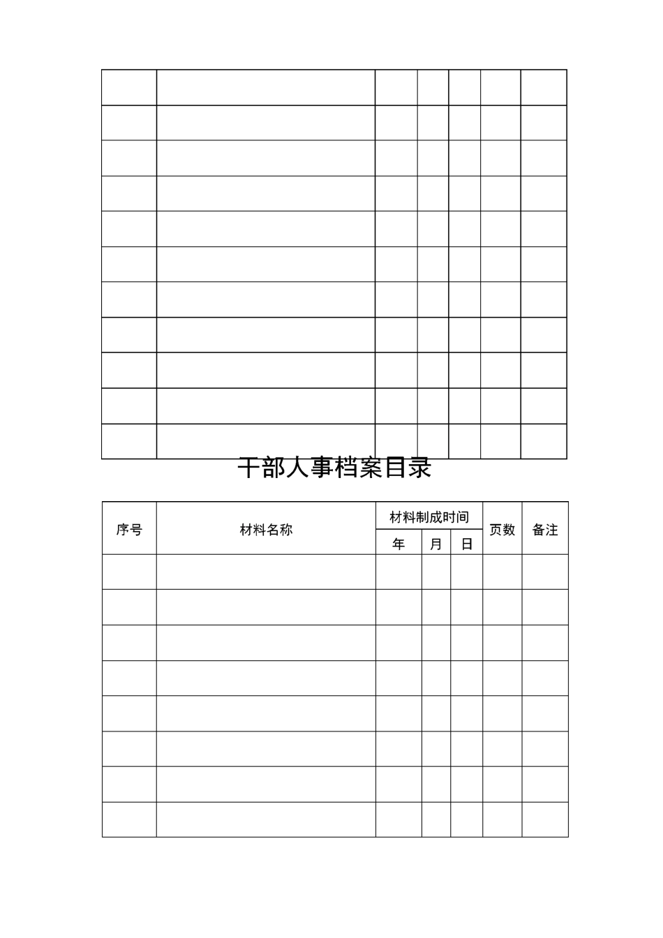 干部人事档案目录_第3页