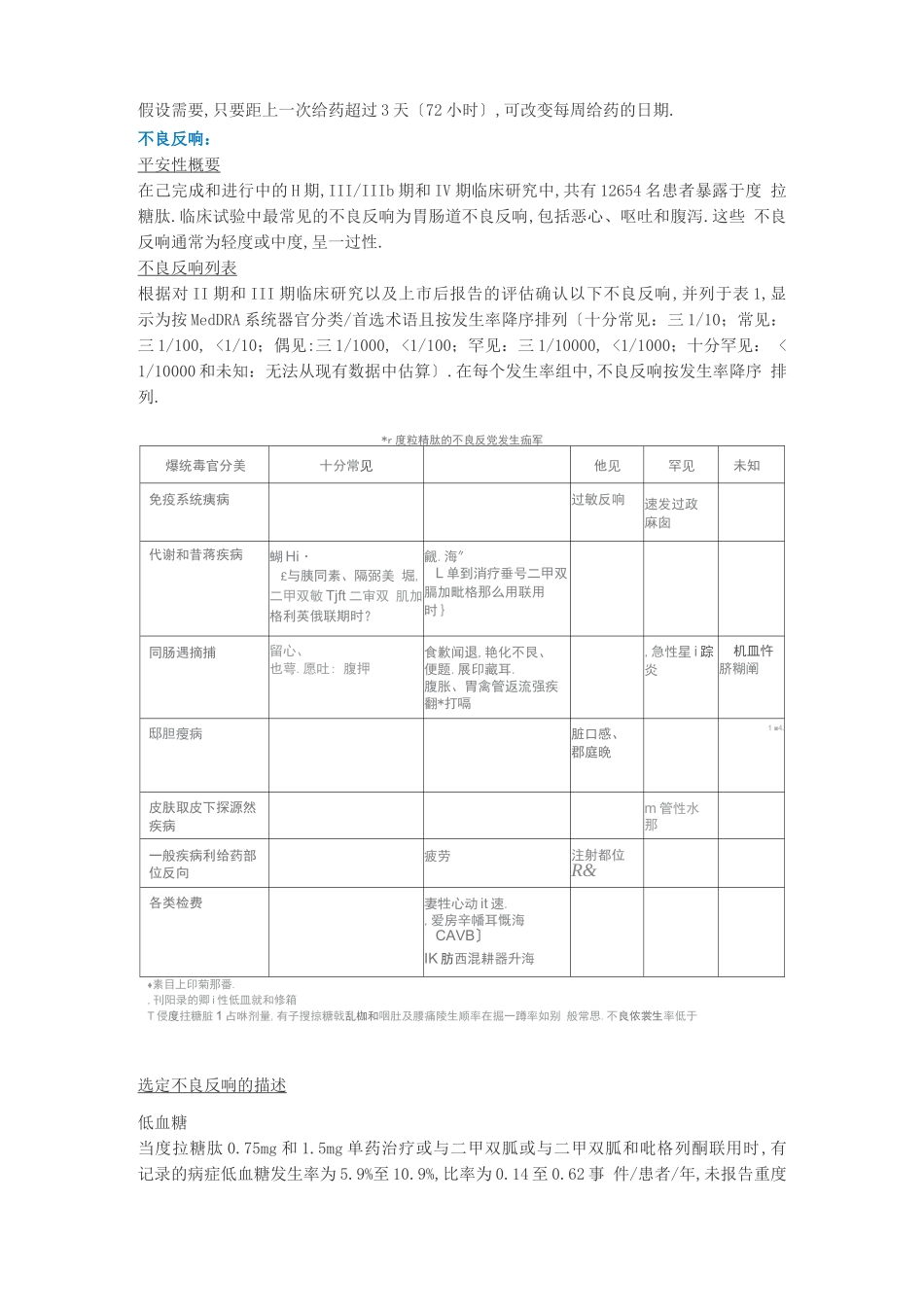 度易达度拉糖肽注射液说明书_第3页
