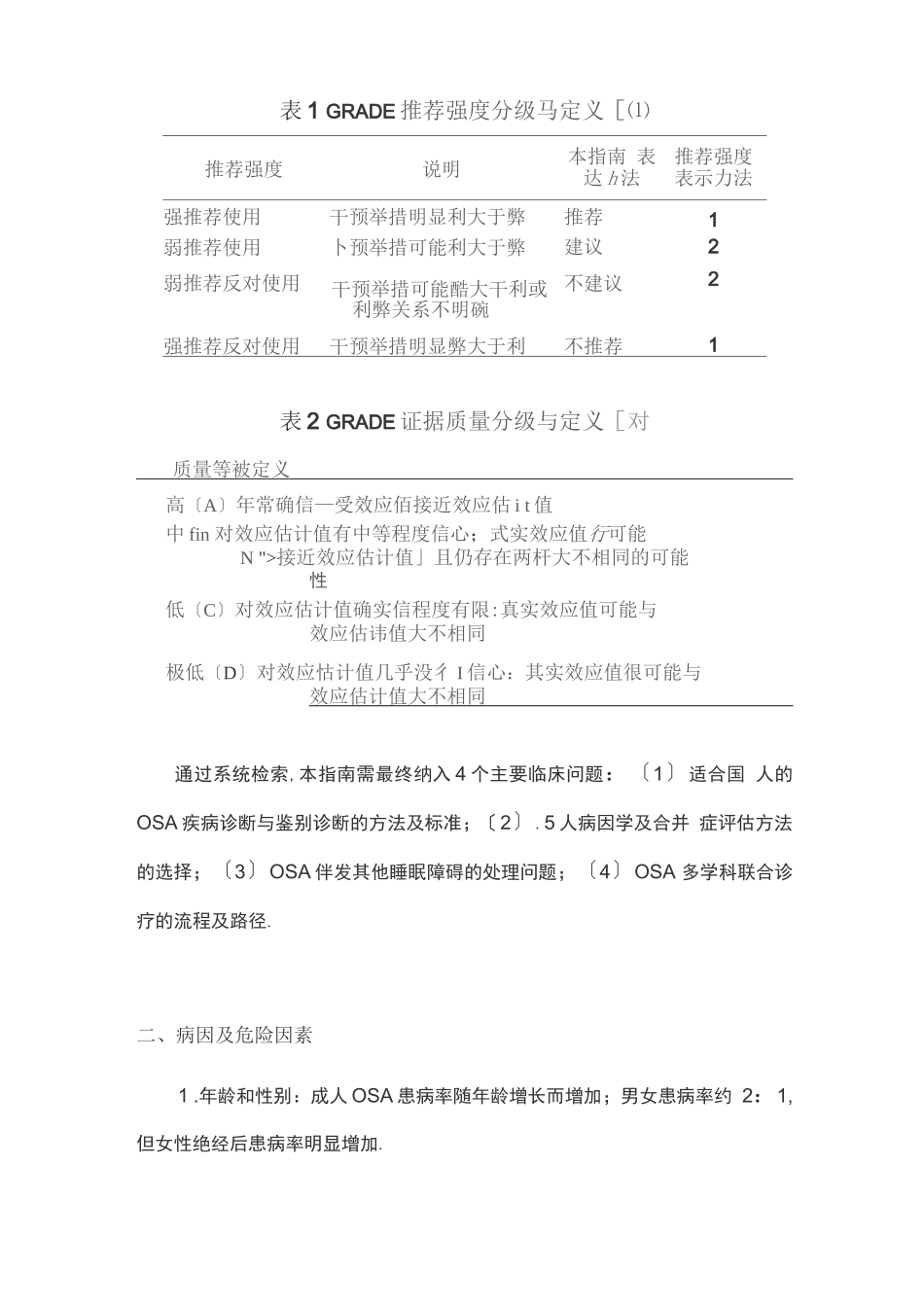 成人阻塞性睡眠呼吸暂停多学科诊疗指引_第3页