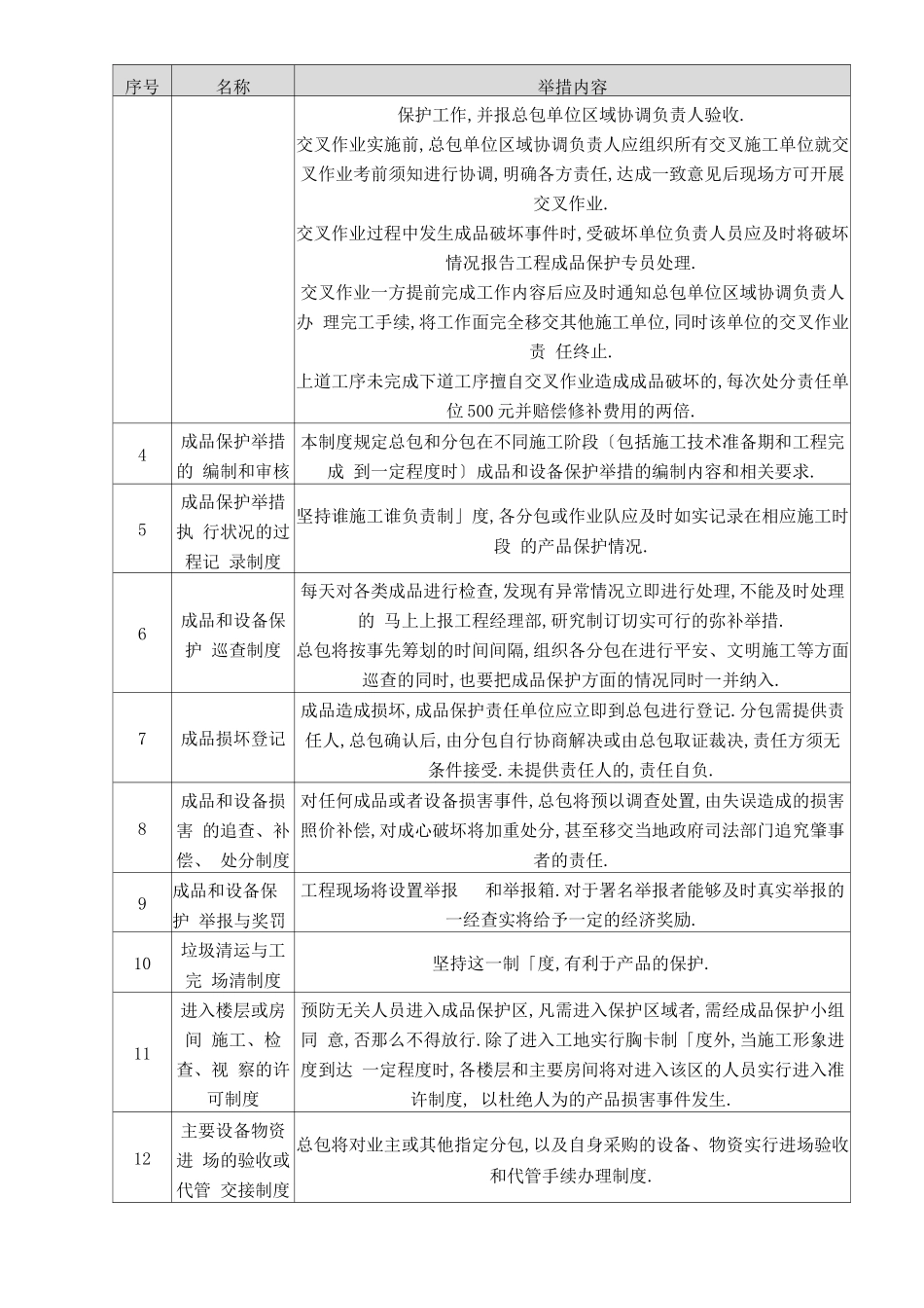 成品保护计划_第3页