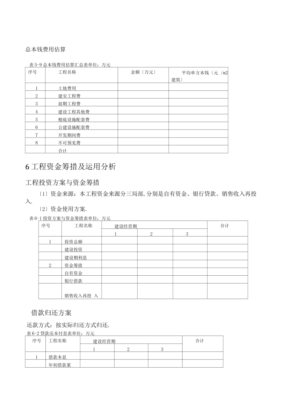房地产投资估算_第3页