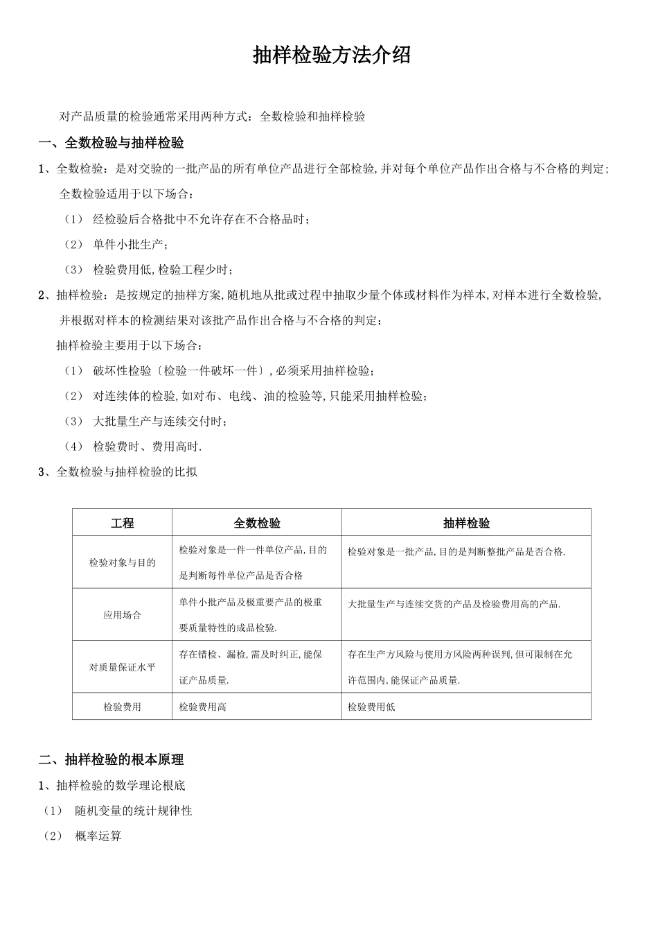 抽样检验方法介绍_第1页