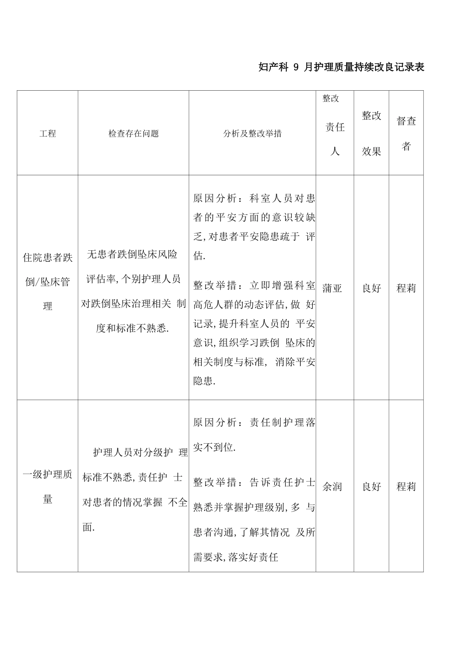 持续改进记录表_第1页