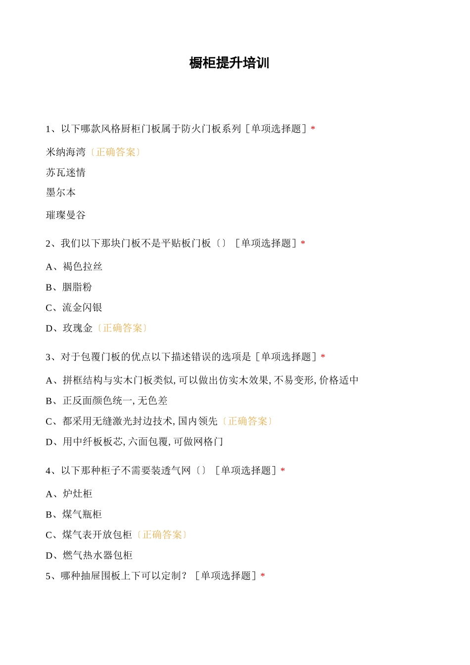 橱柜提升培训_第1页