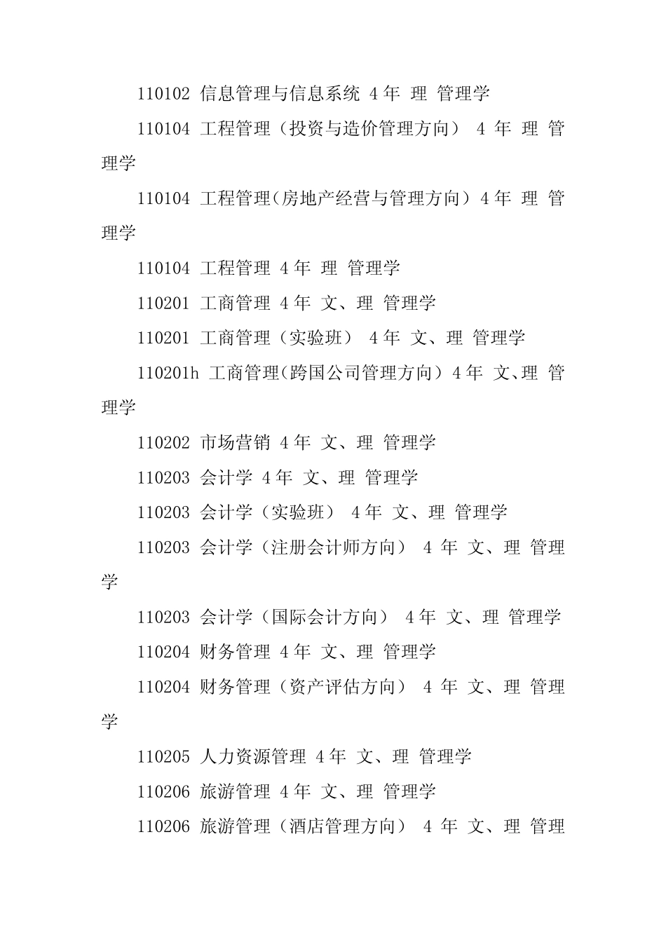 东北财经大学2012年招生章程_第2页