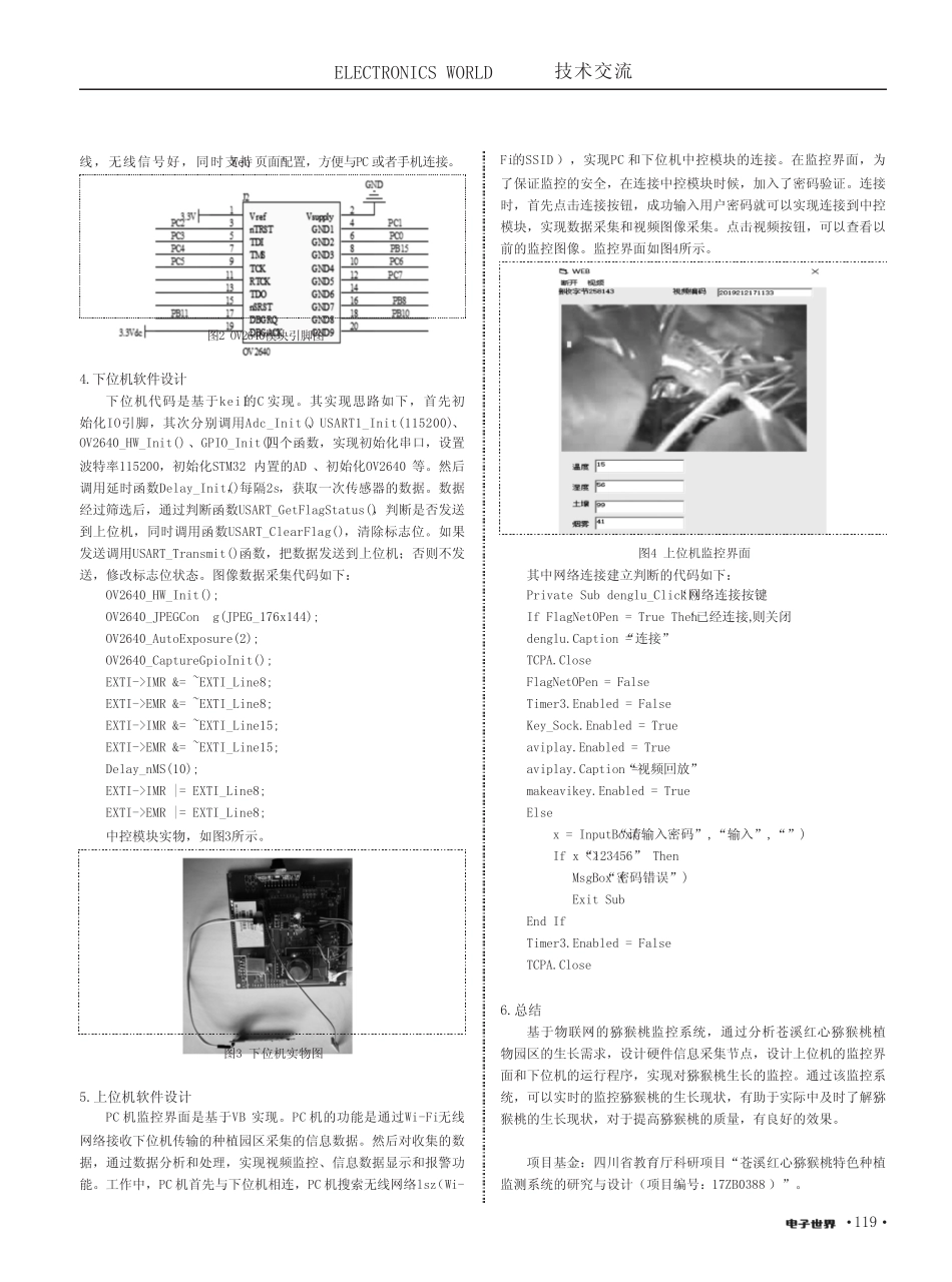 基于物联网的猕猴桃监控系统设计_第2页