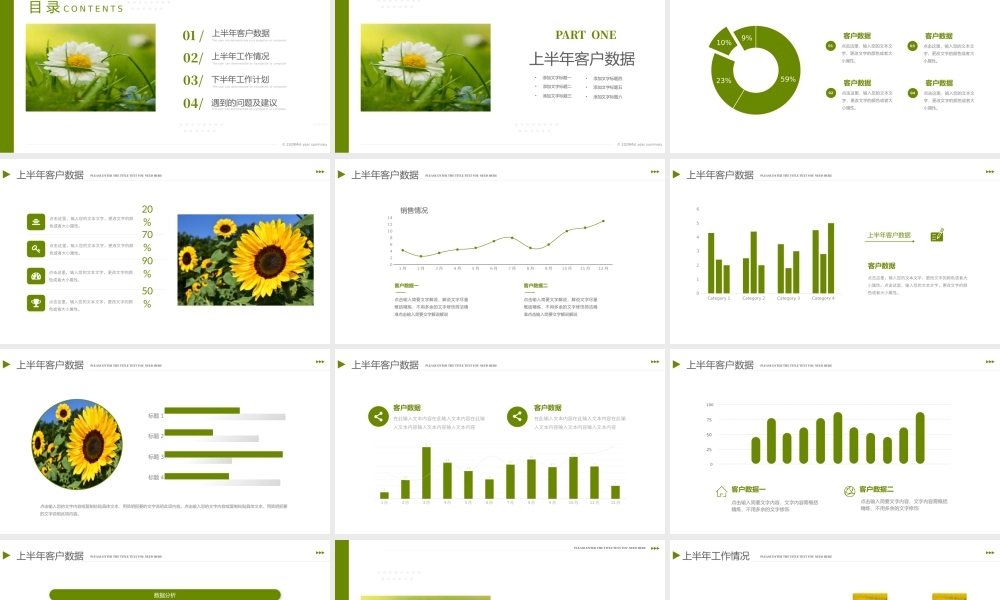 客服年中总结模板