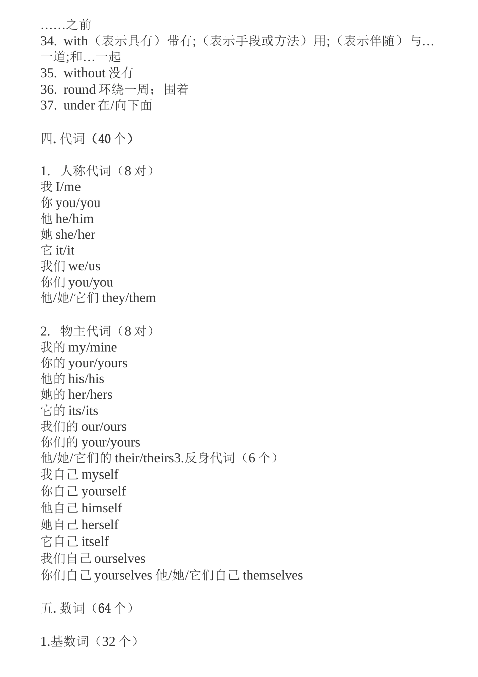 中考英语核心单词_第3页